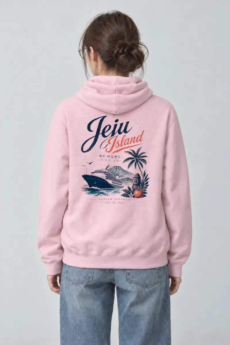 "Jeju Island Paradise" Heavy Blend Unisex Pullover Hoodie