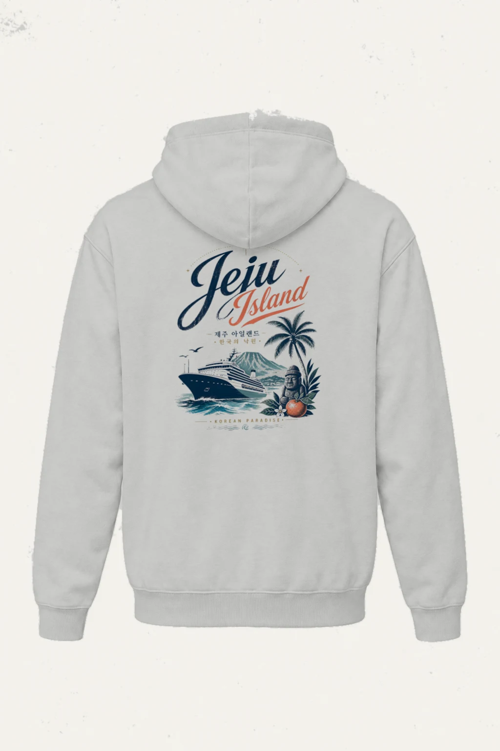 "Jeju Island Paradise" Heavy Blend Unisex Pullover Hoodie | Gildan 18500
