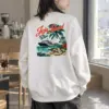"Jeju Island Sail Away" Heavy Blend Unisex Crewneck Sweatshirt | Gildan 18000