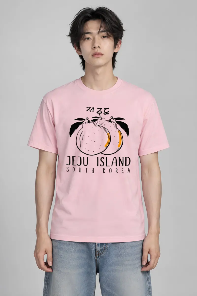 "Jeju Island South Korea" Heavyweight Unisex Crewneck T-shirt