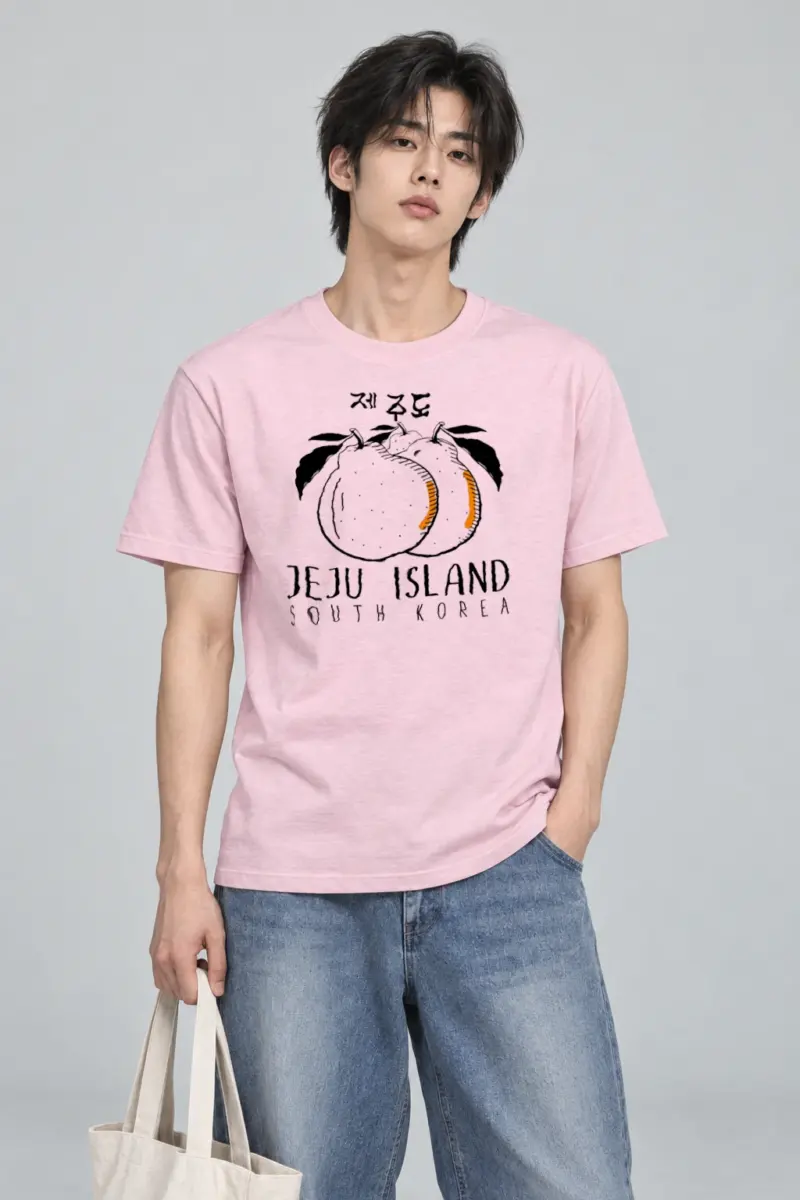 "Jeju Island South Korea" Heavyweight Unisex Crewneck T-shirt