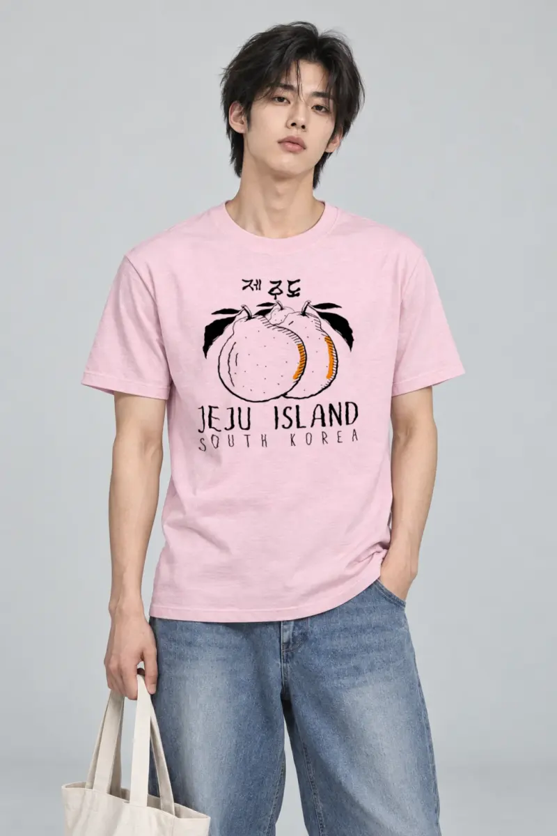 "Jeju Island South Korea" Heavyweight Unisex Crewneck T-shirt