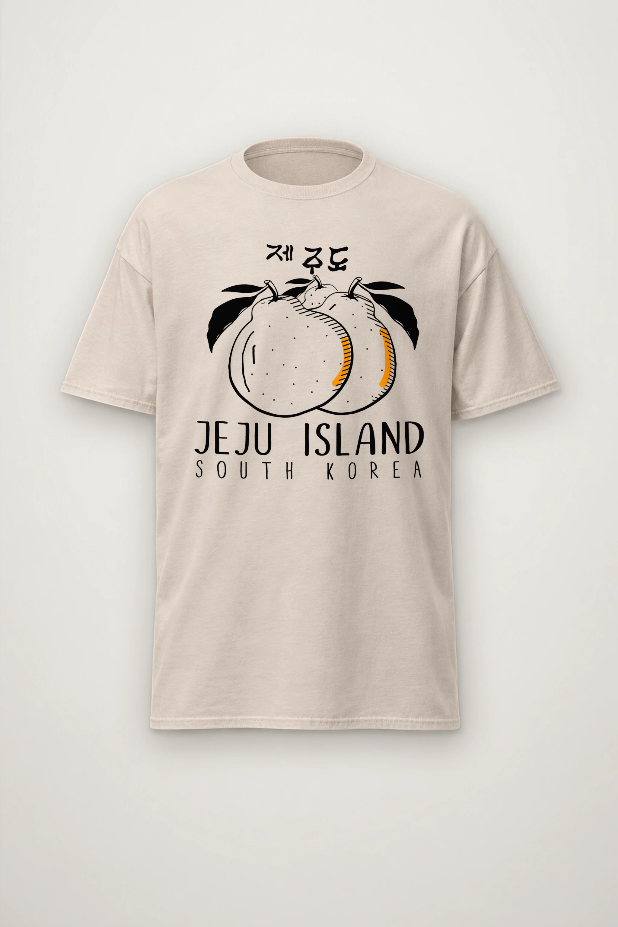 "Jeju Island South Korea" Heavyweight Unisex Crewneck T-shirt