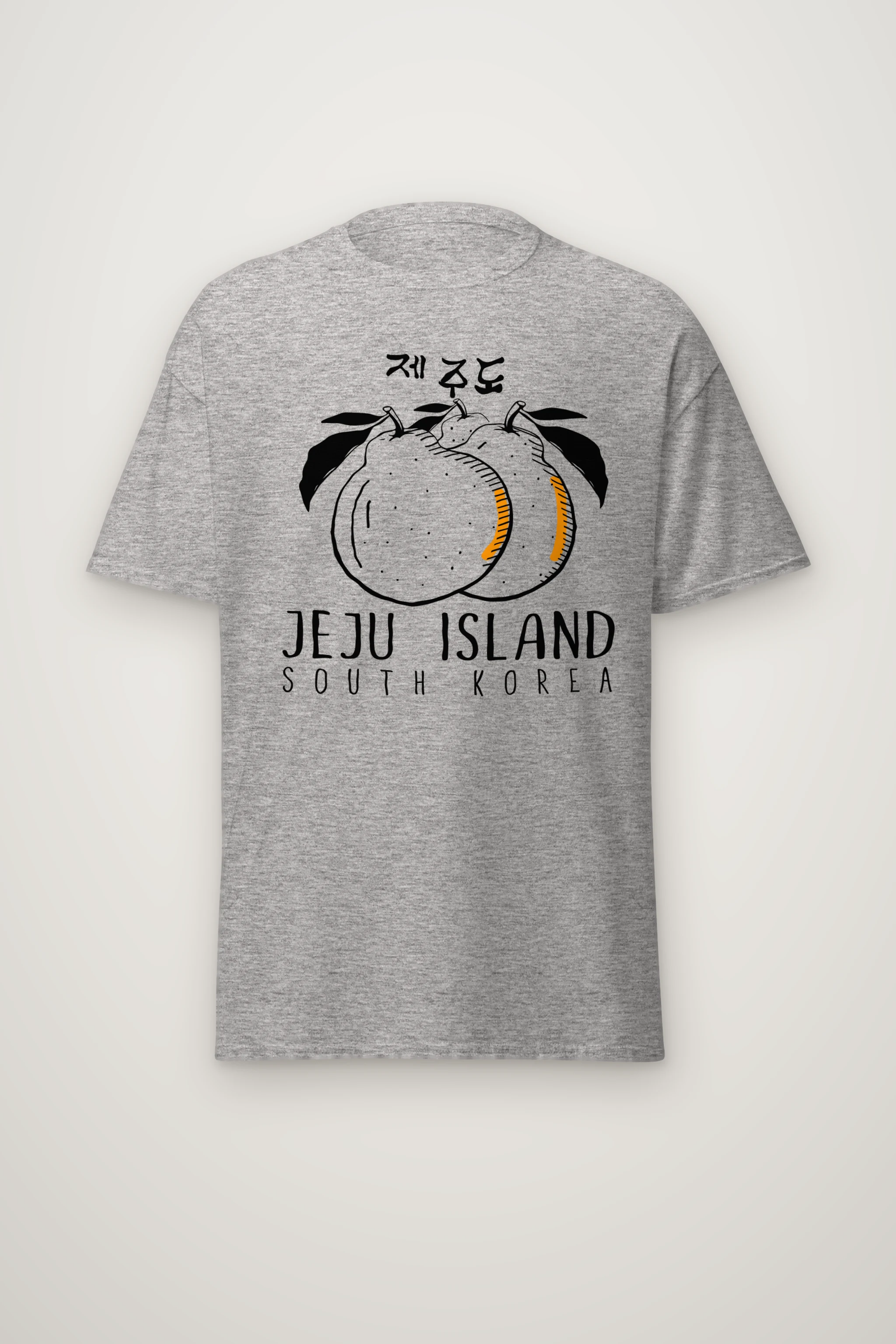 "Jeju Island South Korea" Heavyweight Unisex Crewneck T-shirt
