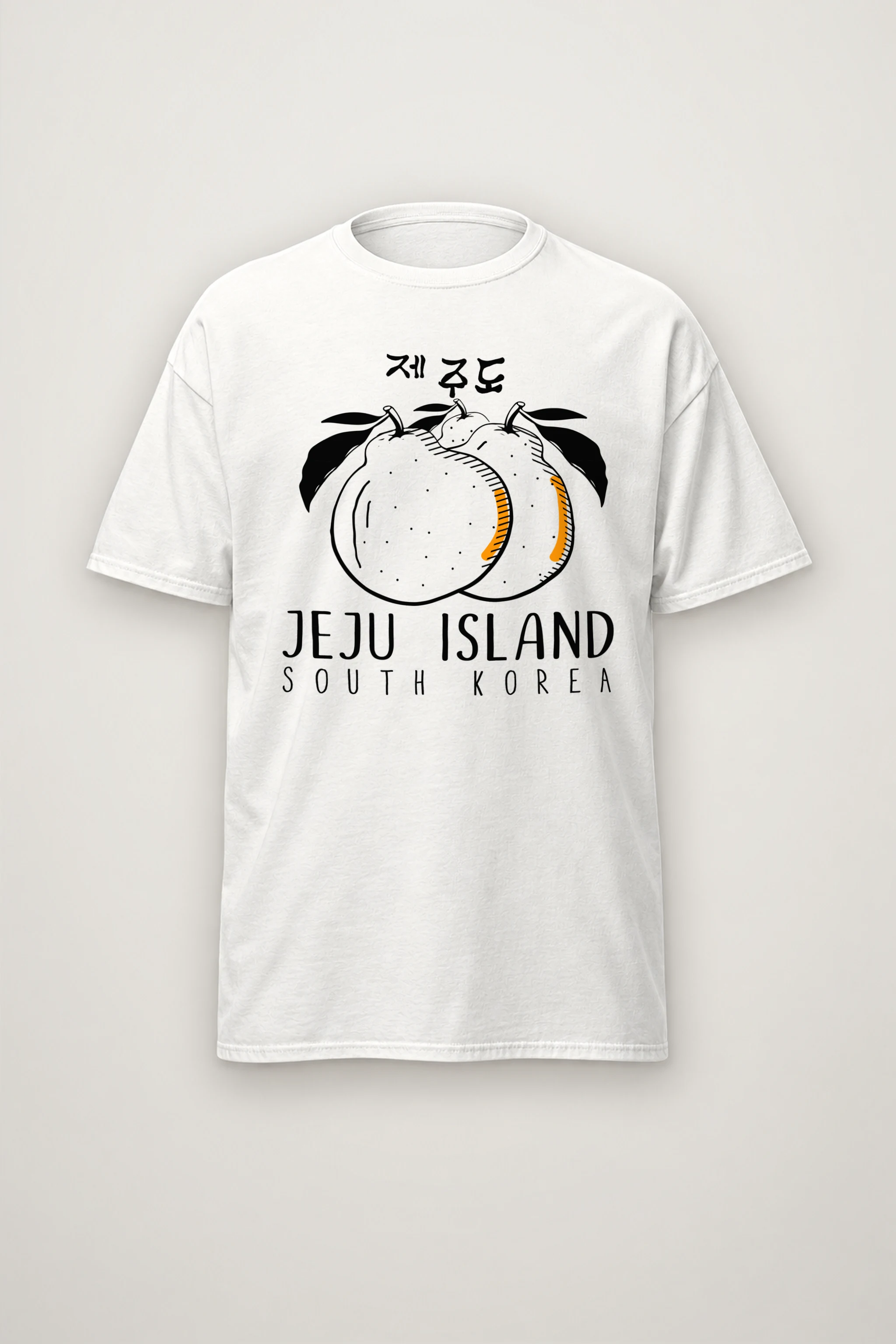 "Jeju Island South Korea" Heavyweight Unisex Crewneck T-shirt