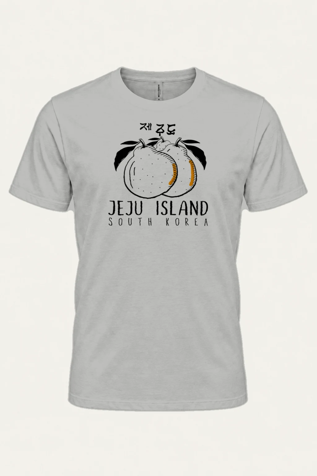 "Jeju Island South Korea" Heavyweight Unisex Crewneck T-shirt | Gildan 5000