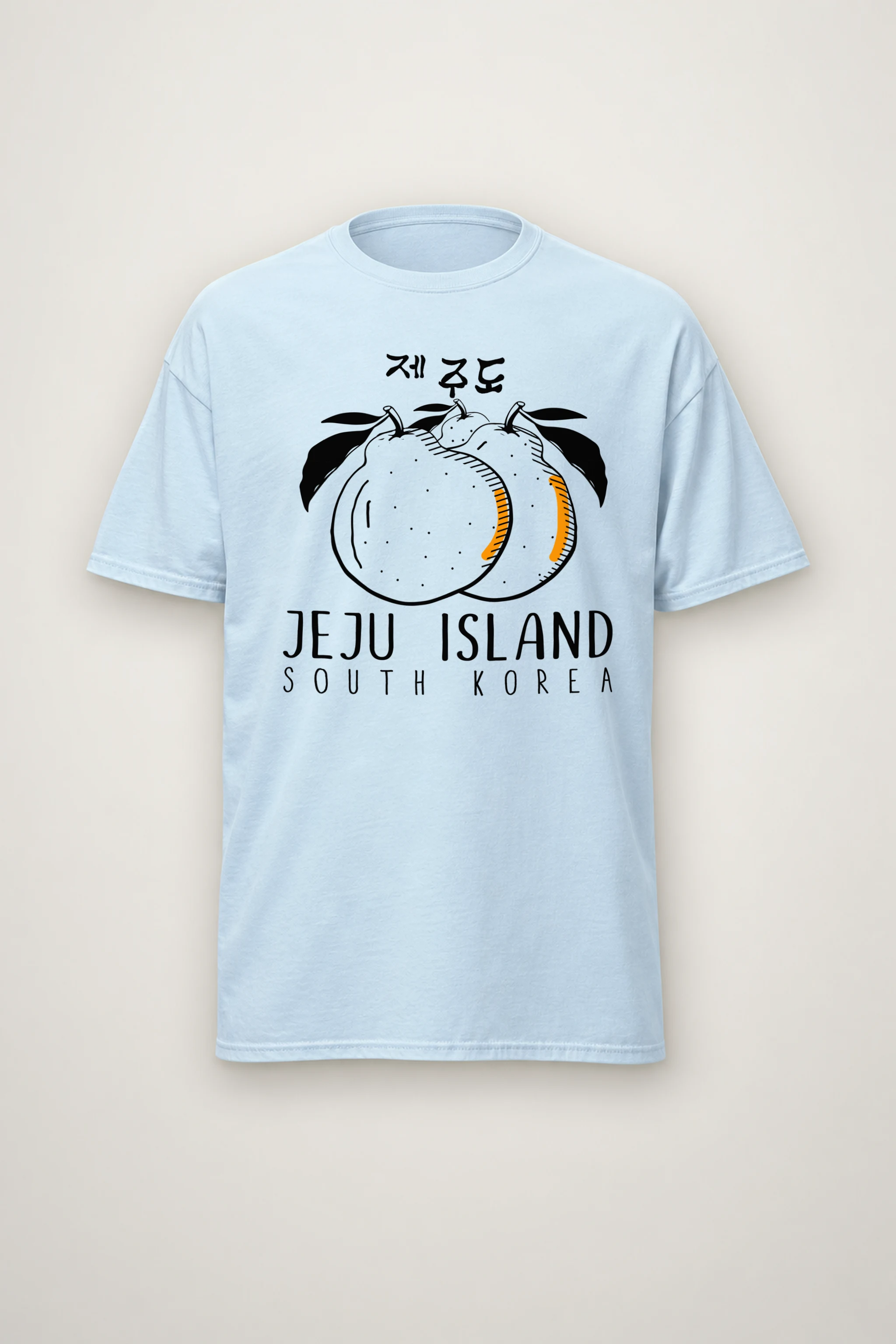 "Jeju Island South Korea" Heavyweight Unisex Crewneck T-shirt