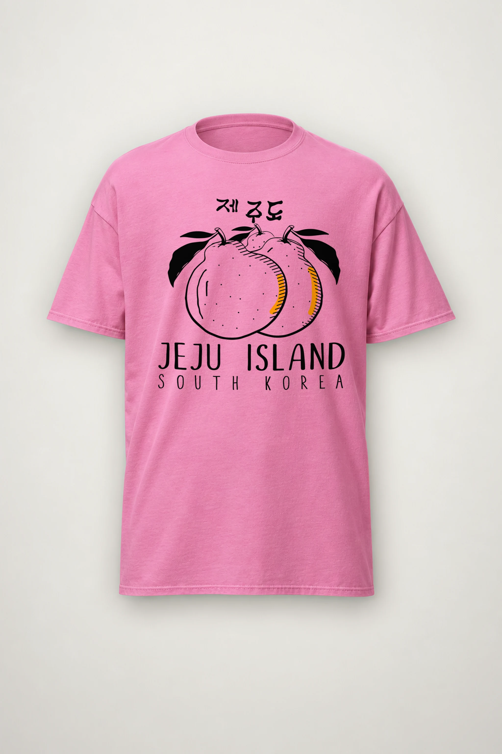 "Jeju Island South Korea" Heavyweight Unisex Crewneck T-shirt
