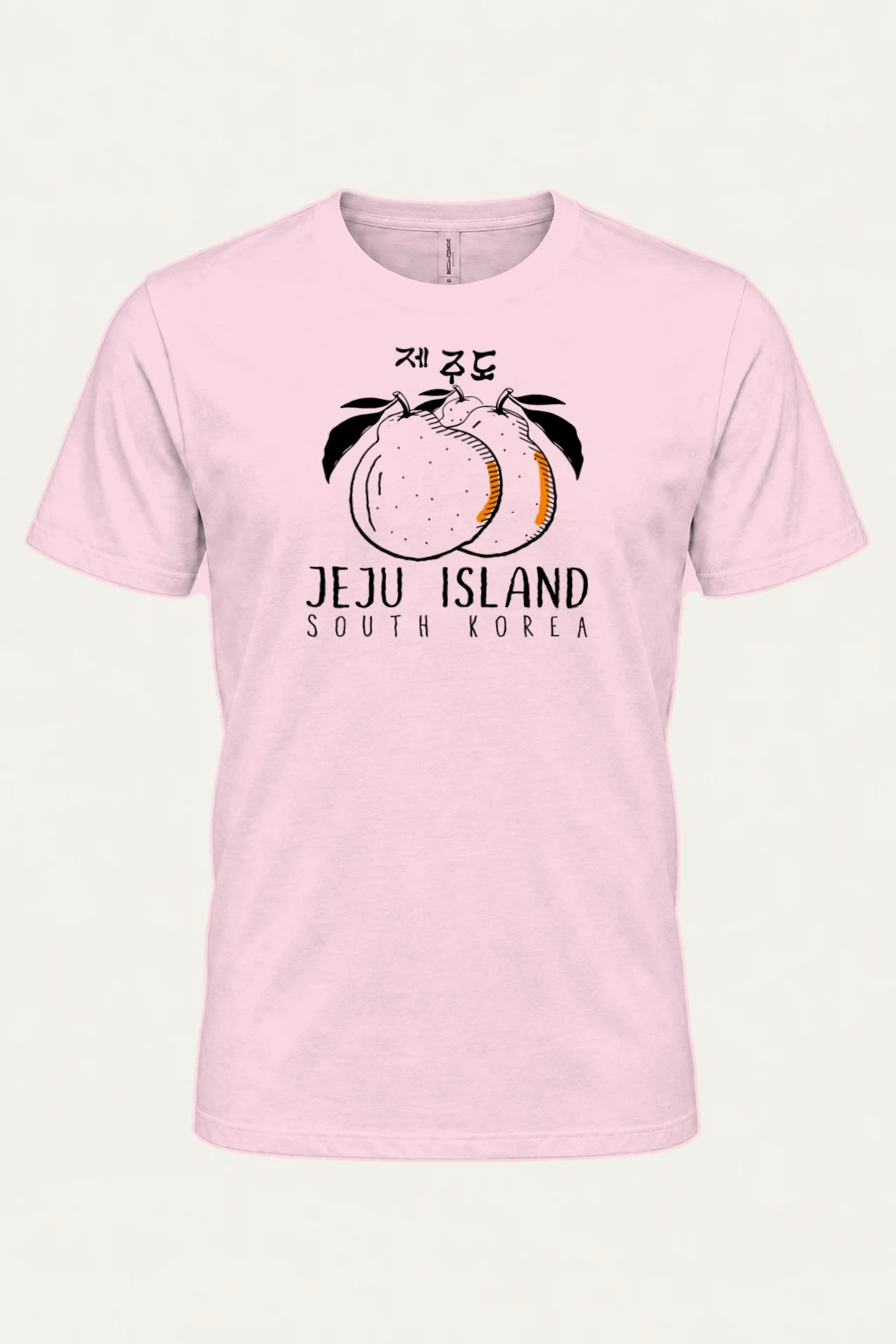 "Jeju Island South Korea" Heavyweight Unisex Crewneck T-shirt | Gildan 5000