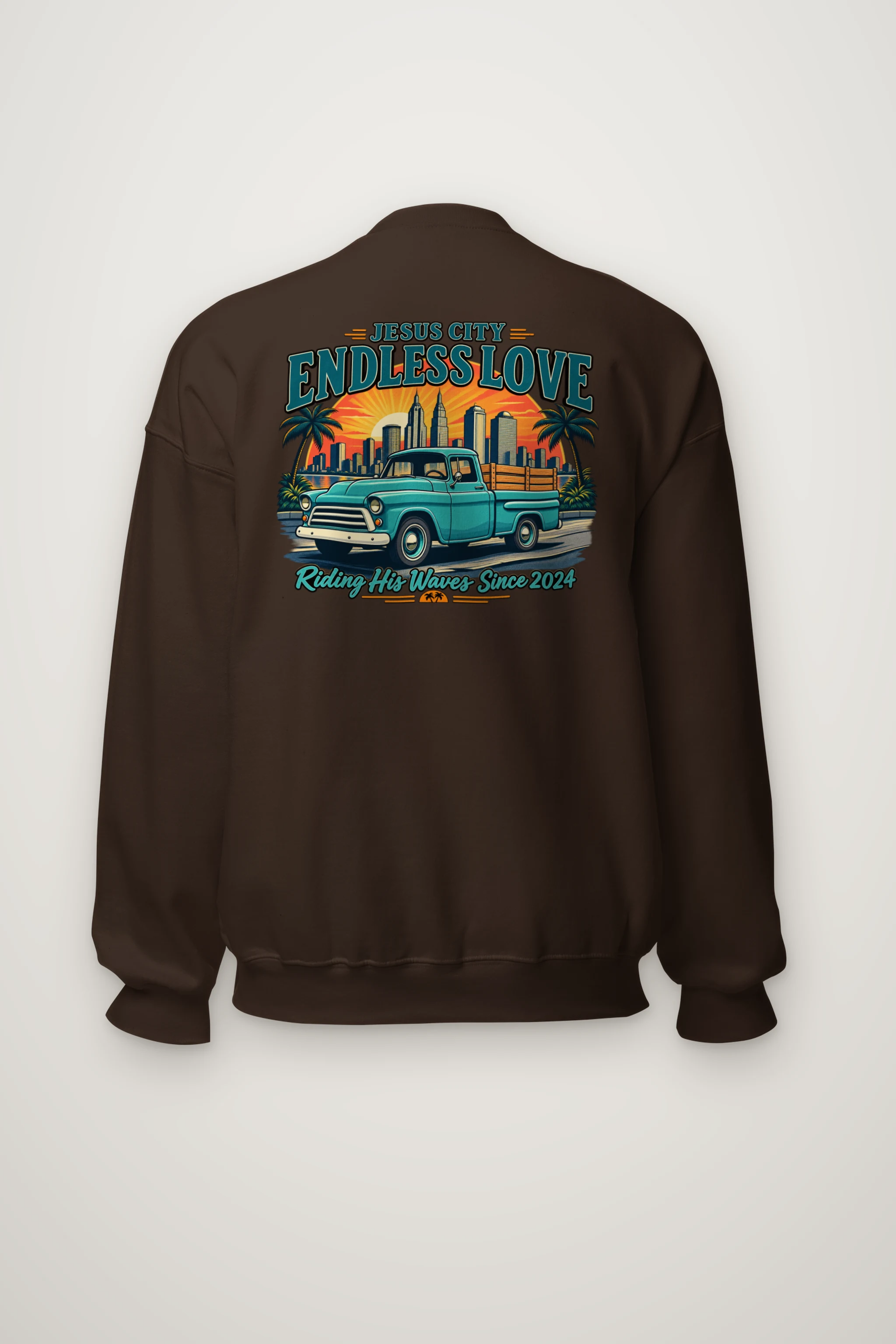 "Jesus City Endless Love" Heavy Blend Unisex Crewneck Sweatshirt