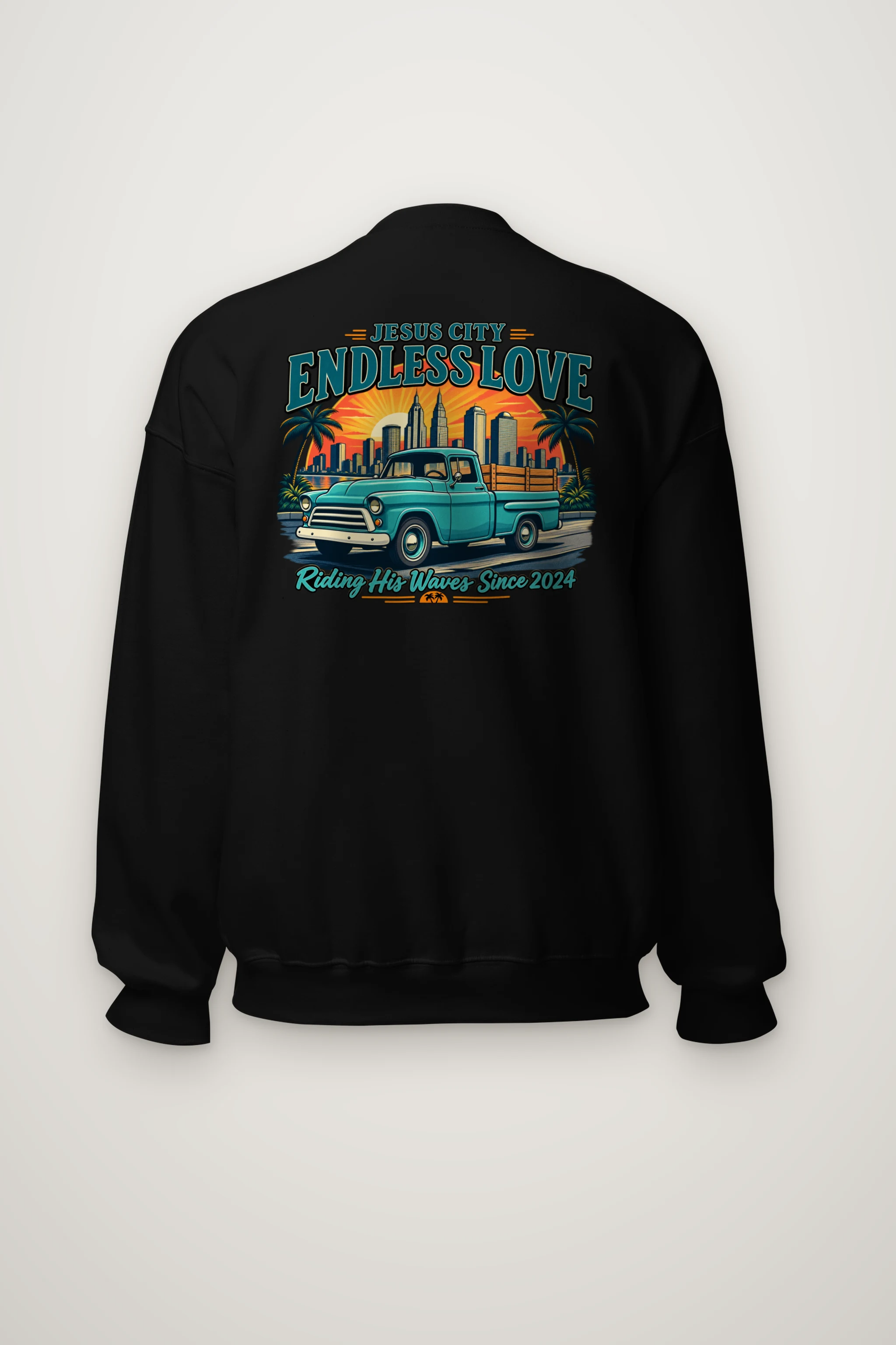 "Jesus City Endless Love" Heavy Blend Unisex Crewneck Sweatshirt