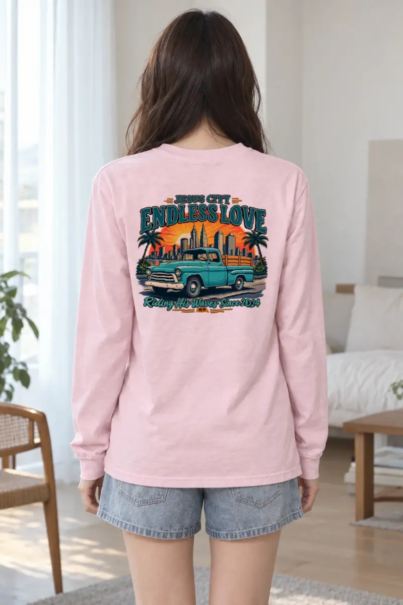 "Jesus City Endless Love" Unisex Longsleeve T-shirt | Gildan 2400