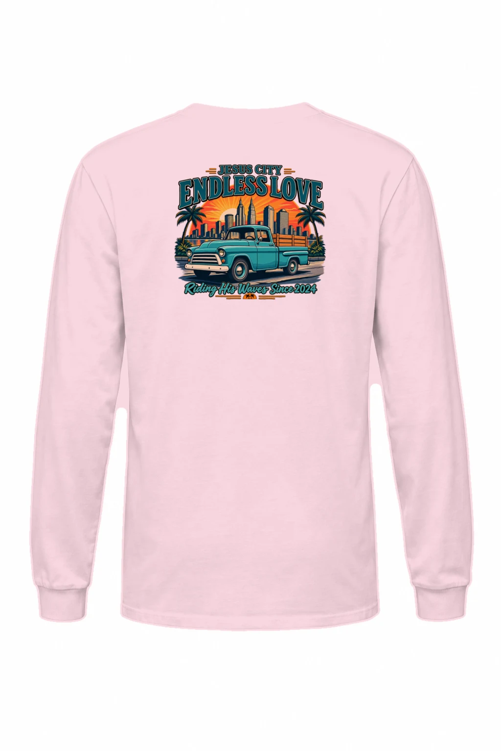 "Jesus City Endless Love" Unisex Longsleeve T-shirt | Gildan 2400