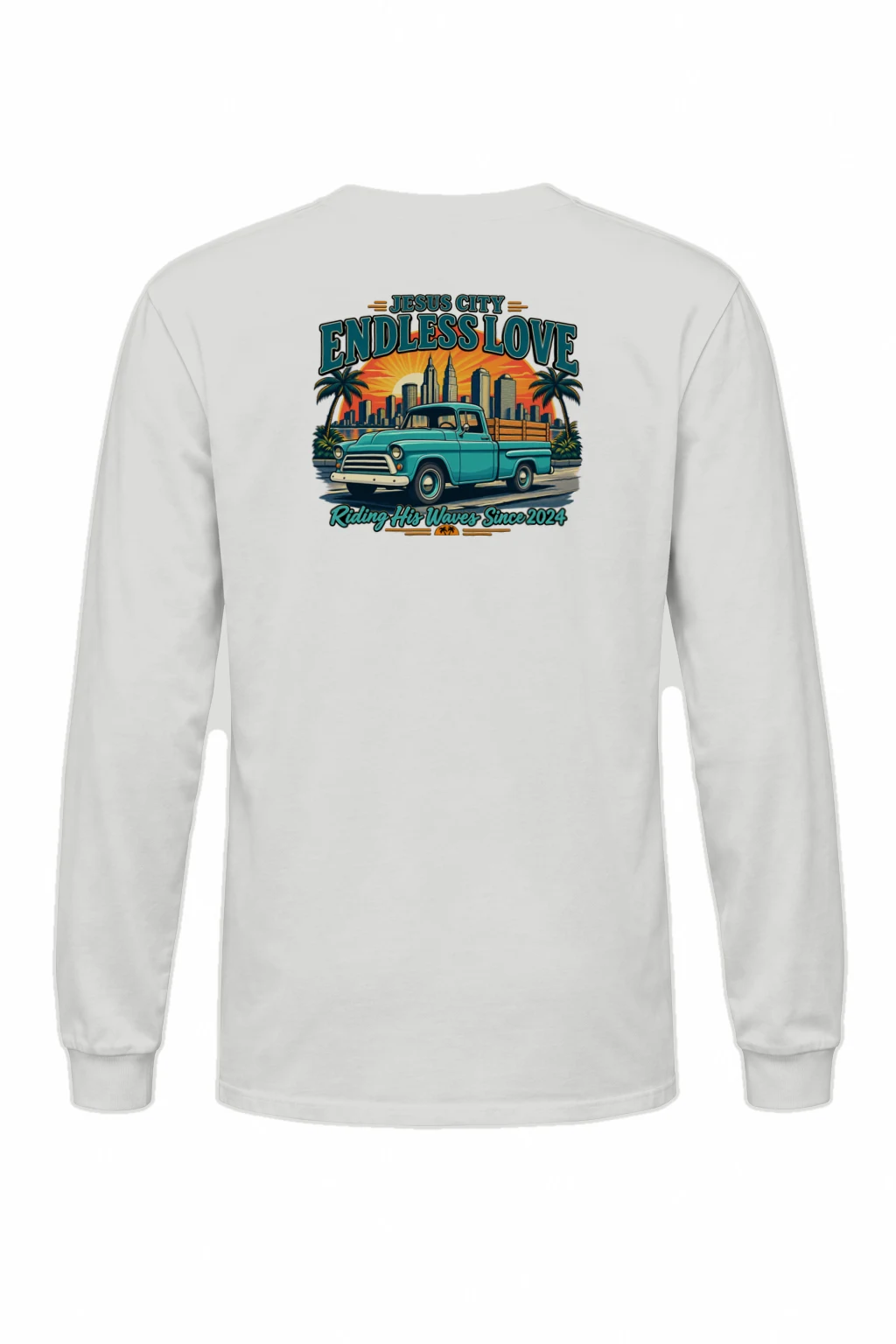 "Jesus City Endless Love" Unisex Longsleeve T-shirt | Gildan 2400