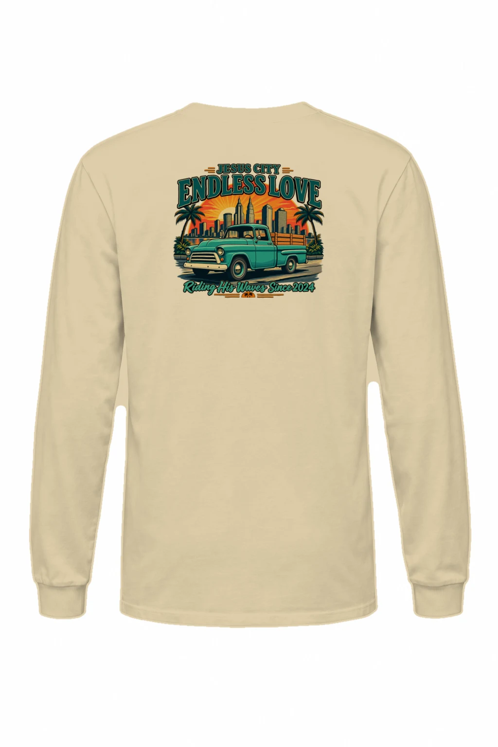 "Jesus City Endless Love" Unisex Longsleeve T-shirt | Gildan 2400