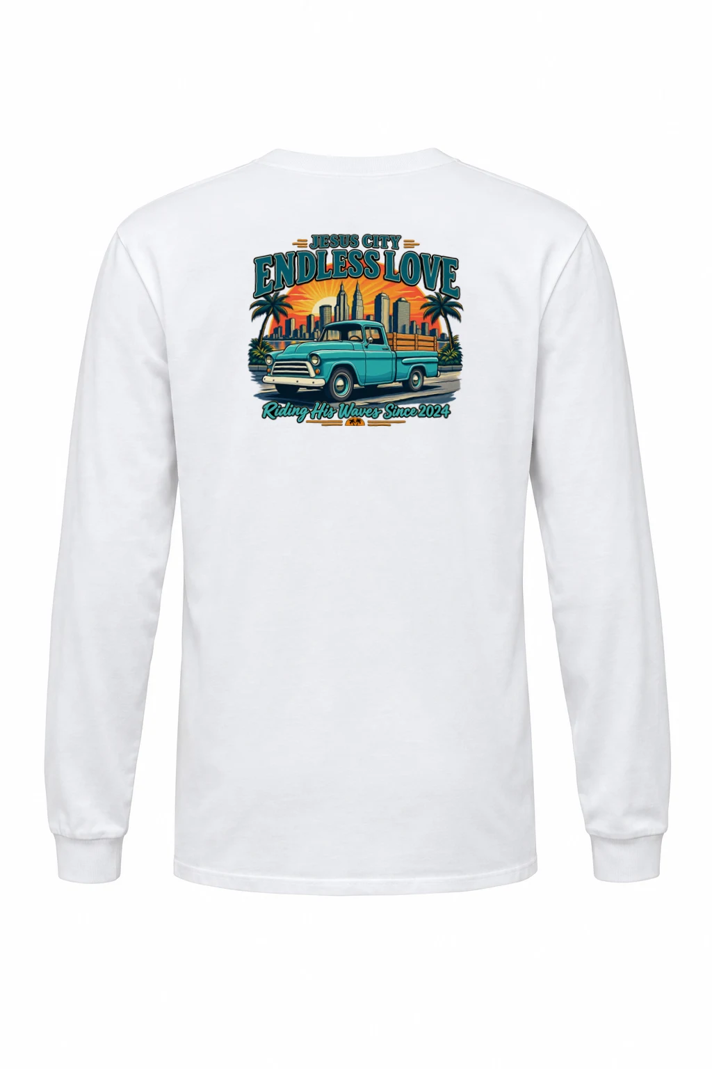 "Jesus City Endless Love" Unisex Longsleeve T-shirt | Gildan 2400