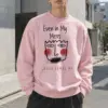 "Jesus Loves Me" Heavy Blend Unisex Crewneck Sweatshirt | Gildan 18000