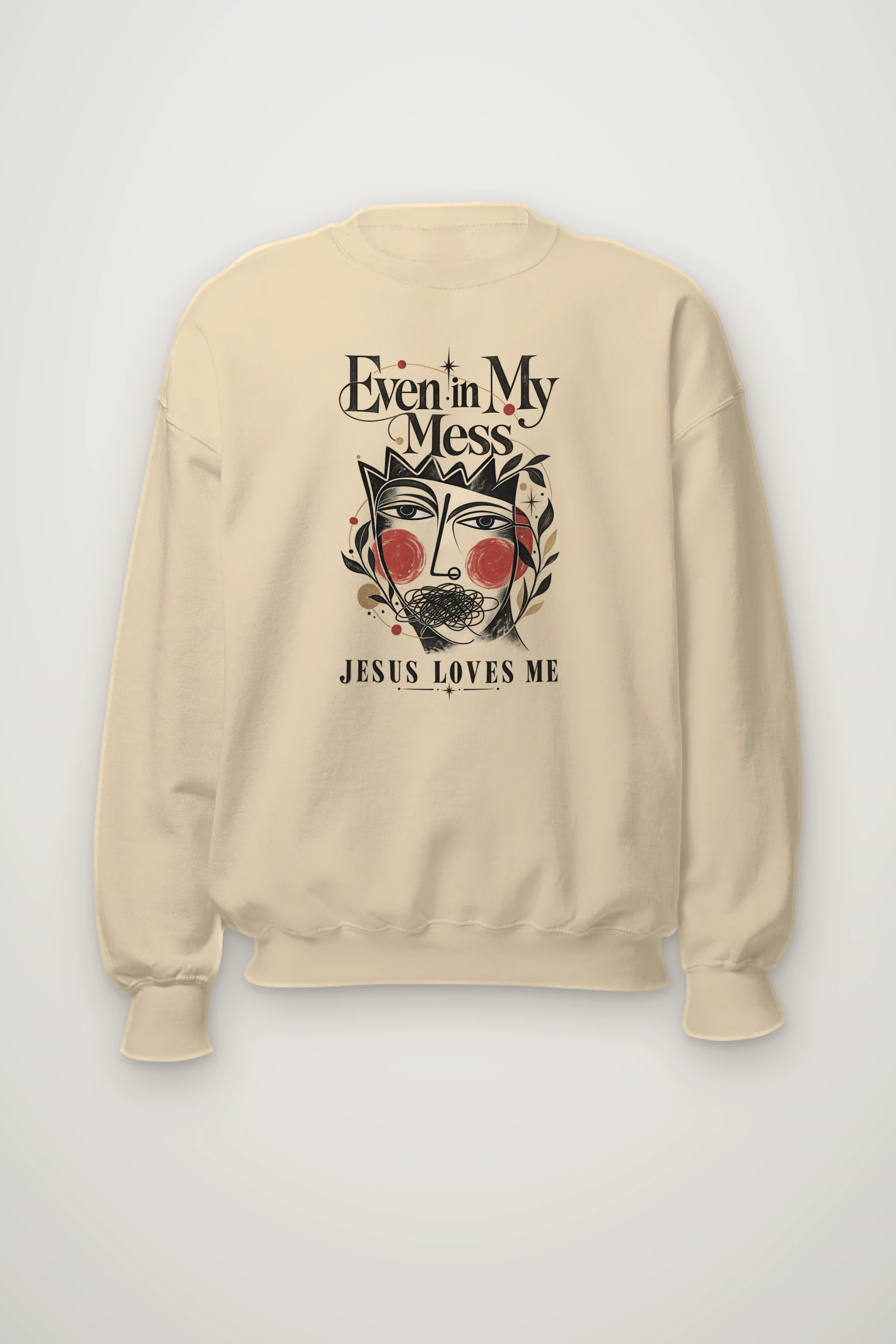 "Jesus Loves Me" Heavy Blend Unisex Crewneck Sweatshirt
