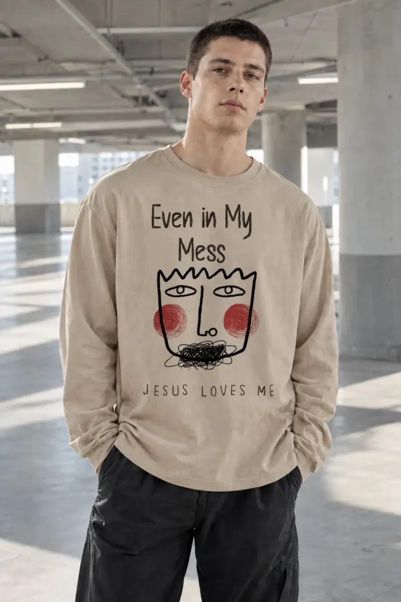 "Jesus Loves Me" Unisex Longsleeve T-shirt | Gildan 2400
