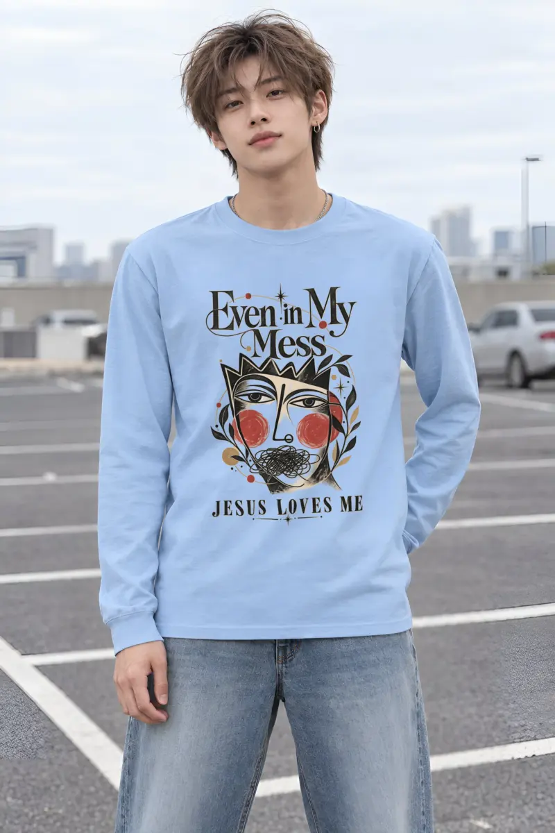 "Jesus Loves Me" Unisex Longsleeve T-shirt