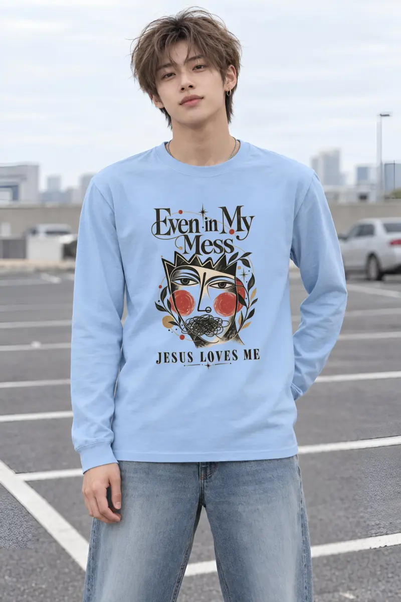 "Jesus Loves Me" Unisex Longsleeve T-shirt