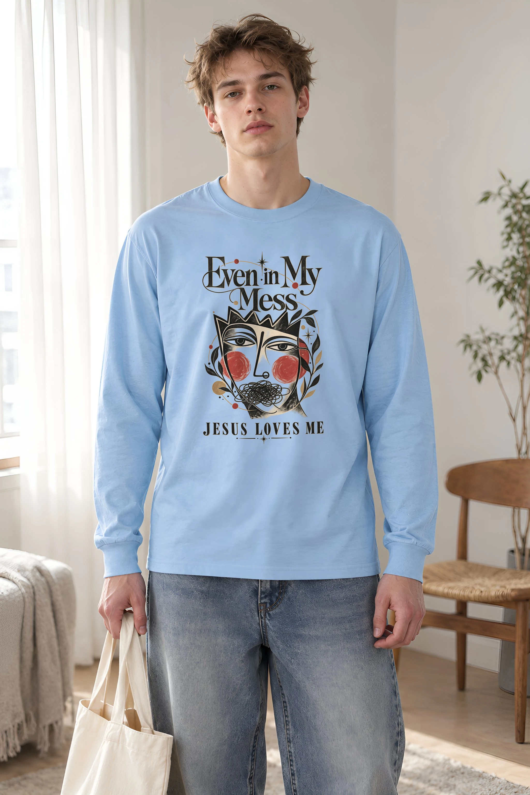 "Jesus Loves Me" Unisex Longsleeve T-shirt