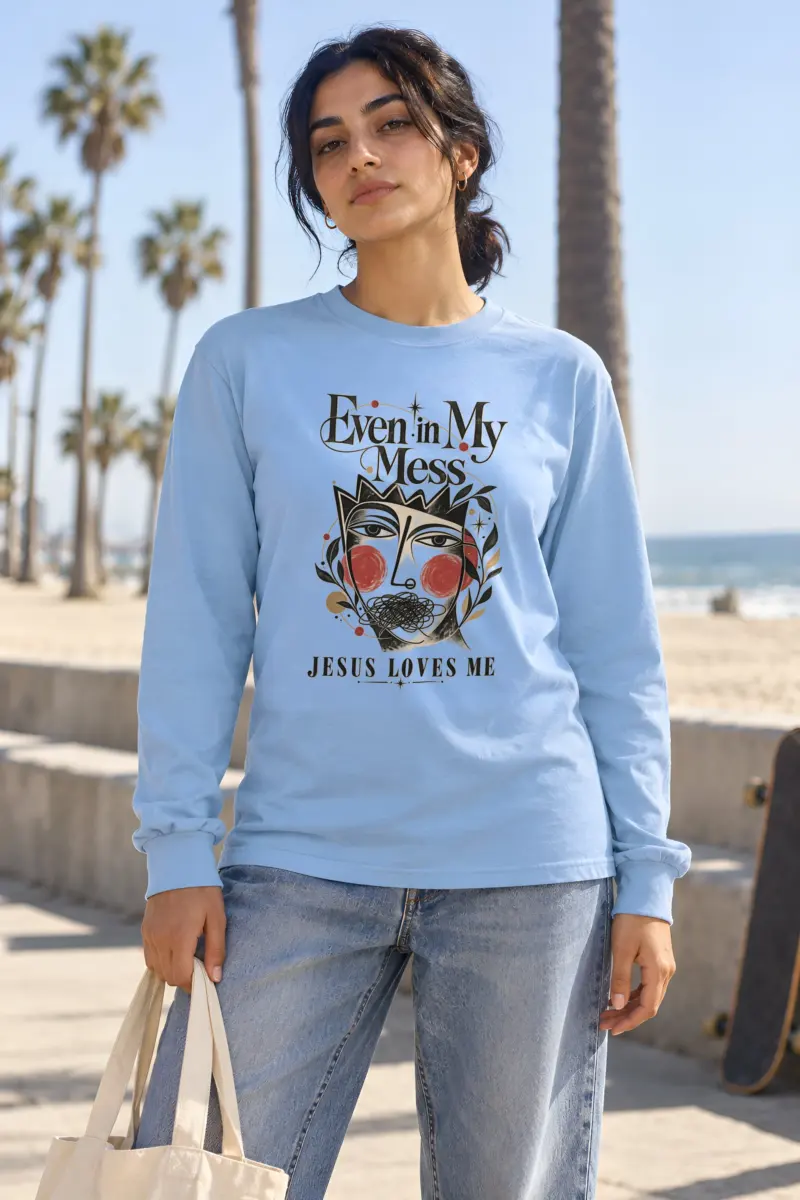 "Jesus Loves Me" Unisex Longsleeve T-shirt