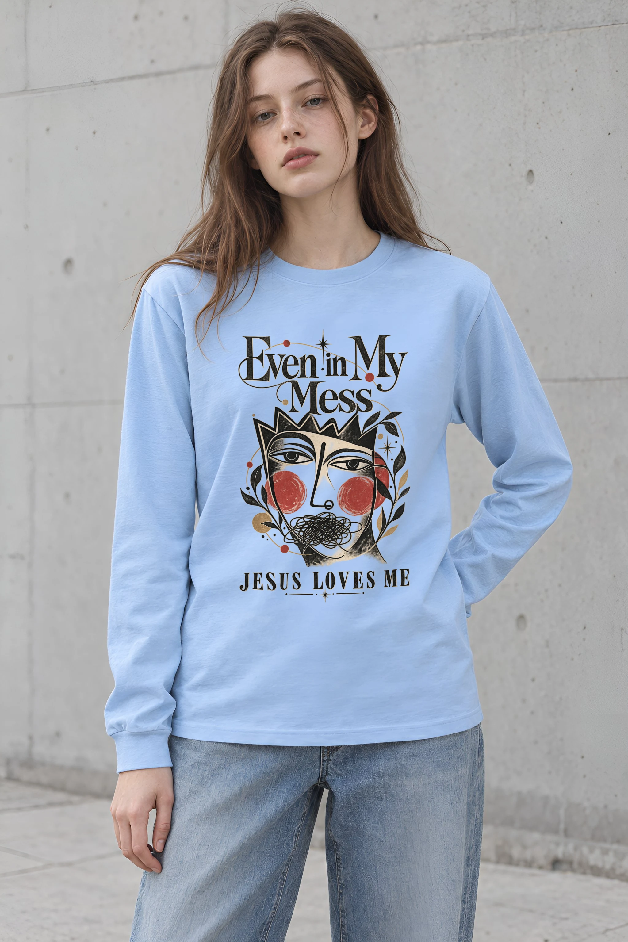 "Jesus Loves Me" Unisex Longsleeve T-shirt