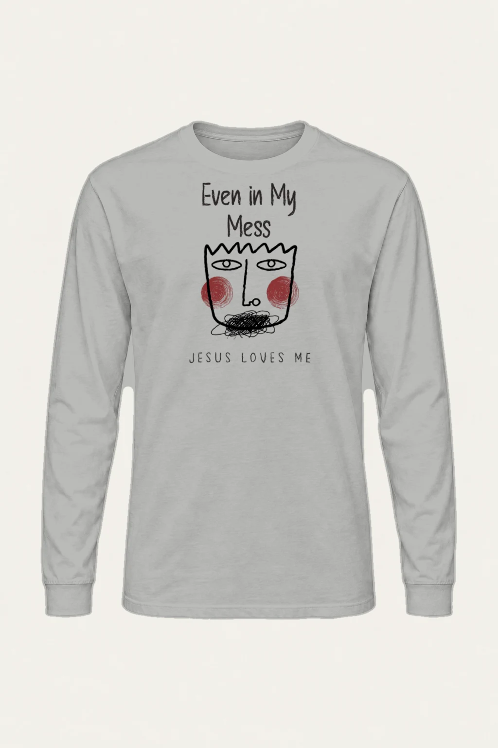"Jesus Loves Me" Unisex Longsleeve T-shirt | Gildan 2400