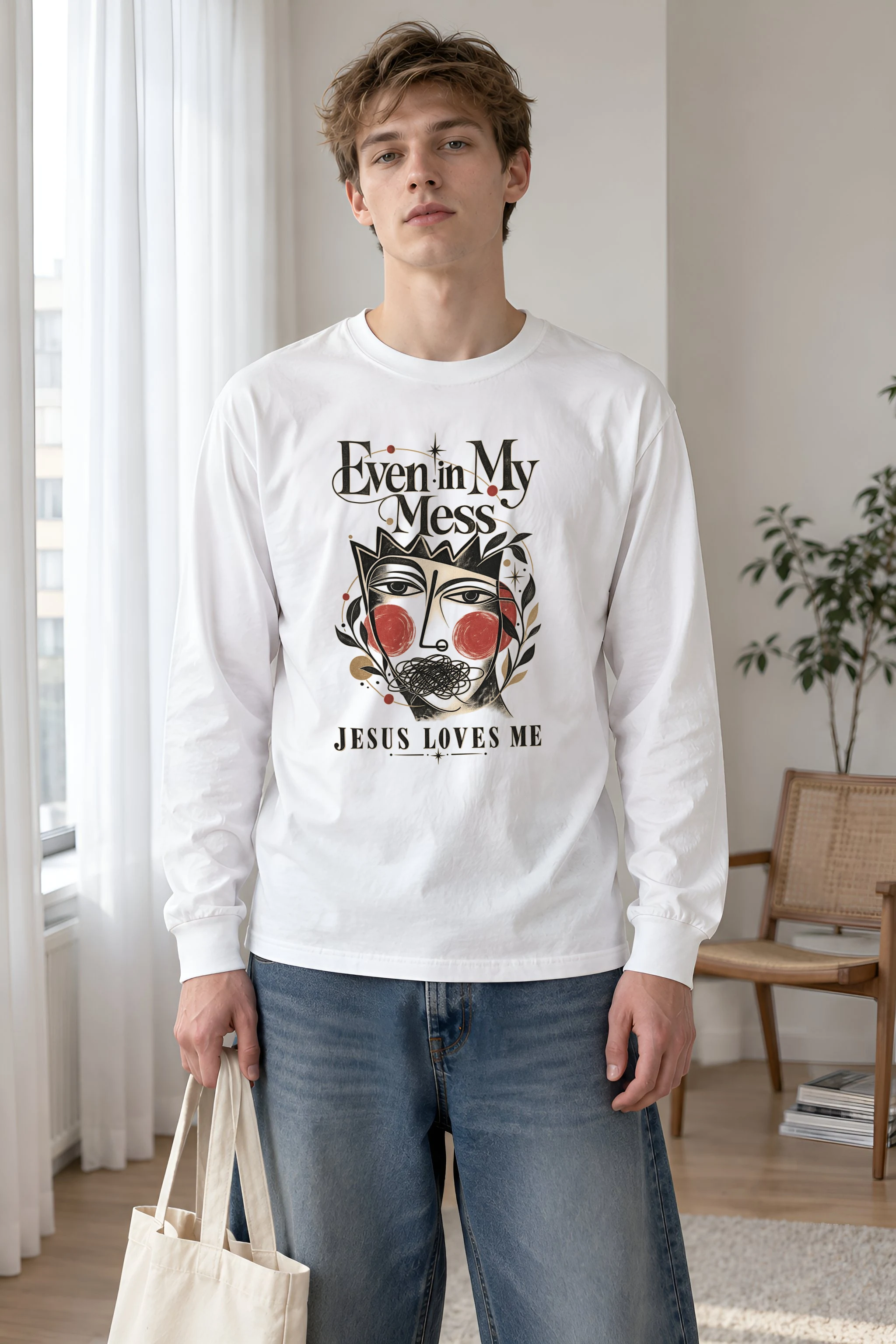 "Jesus Loves Me" Unisex Longsleeve T-shirt