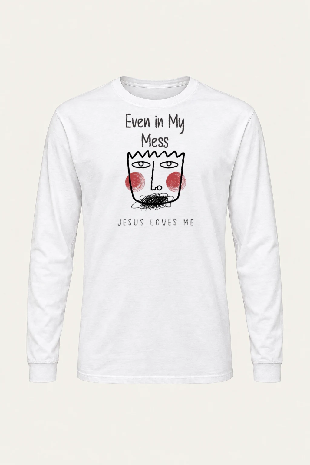 "Jesus Loves Me" Unisex Longsleeve T-shirt | Gildan 2400