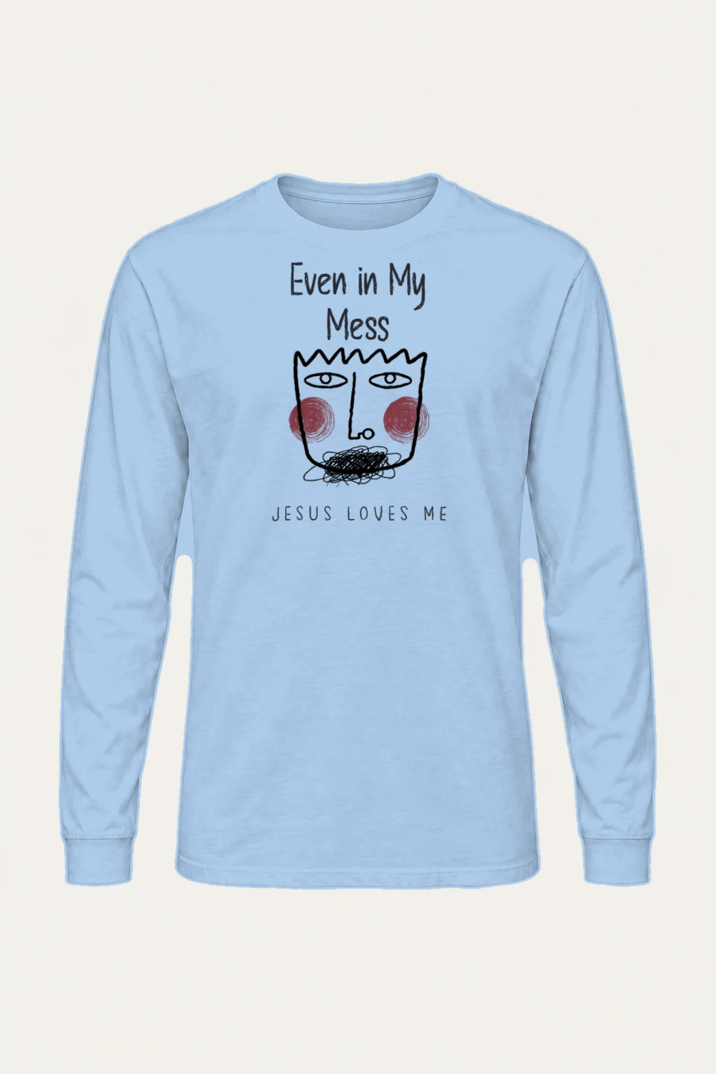"Jesus Loves Me" Unisex Longsleeve T-shirt | Gildan 2400
