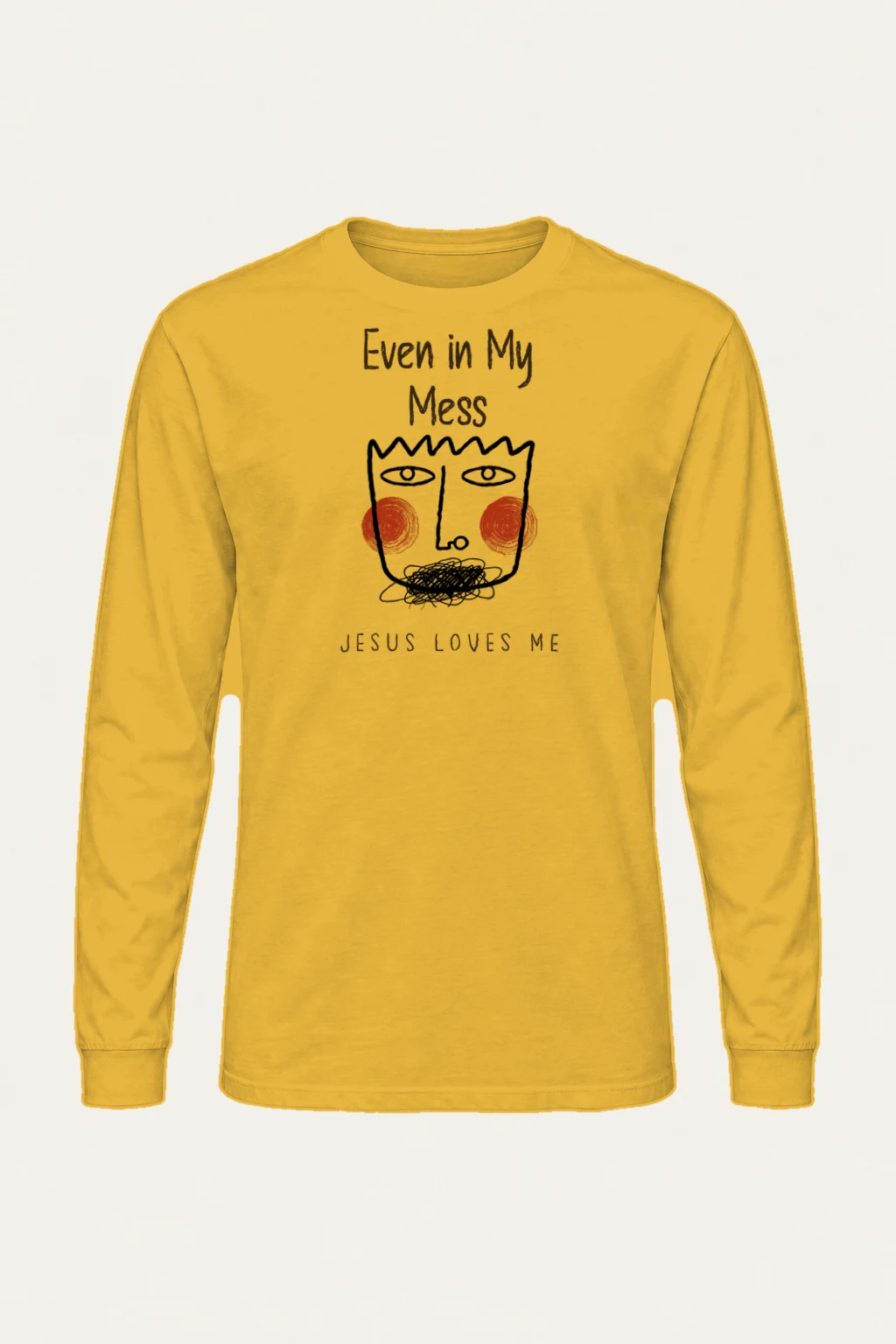 "Jesus Loves Me" Unisex Longsleeve T-shirt | Gildan 2400