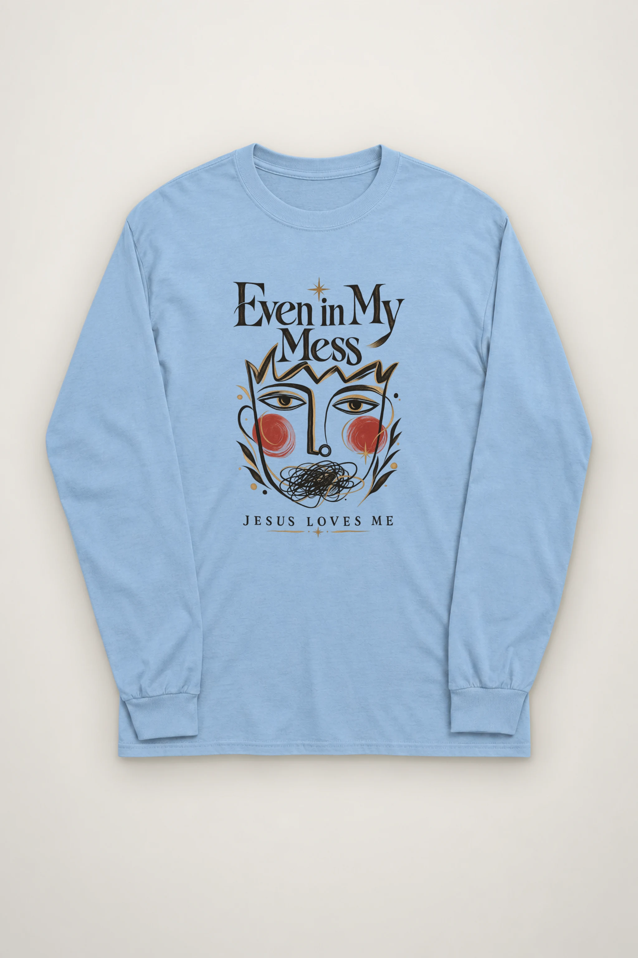 "Jesus Loves My Mess" Unisex Longsleeve T-shirt