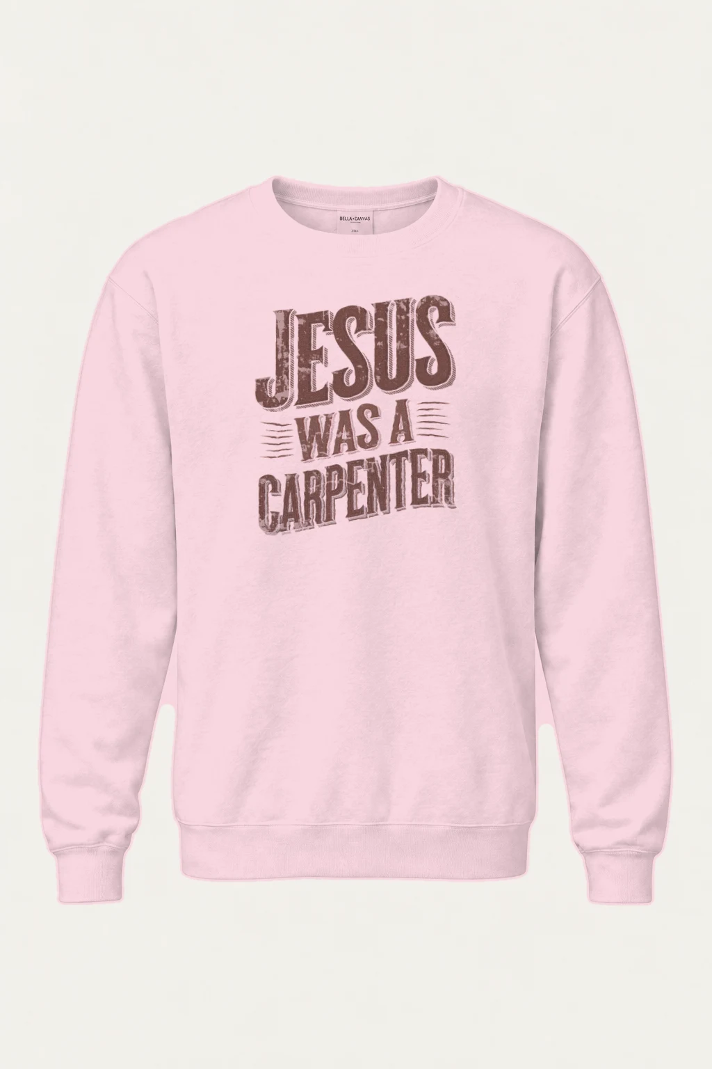 "Jesus Was A Carpenter" Heavy Blend Unisex Crewneck Sweatshirt | Gildan 18000