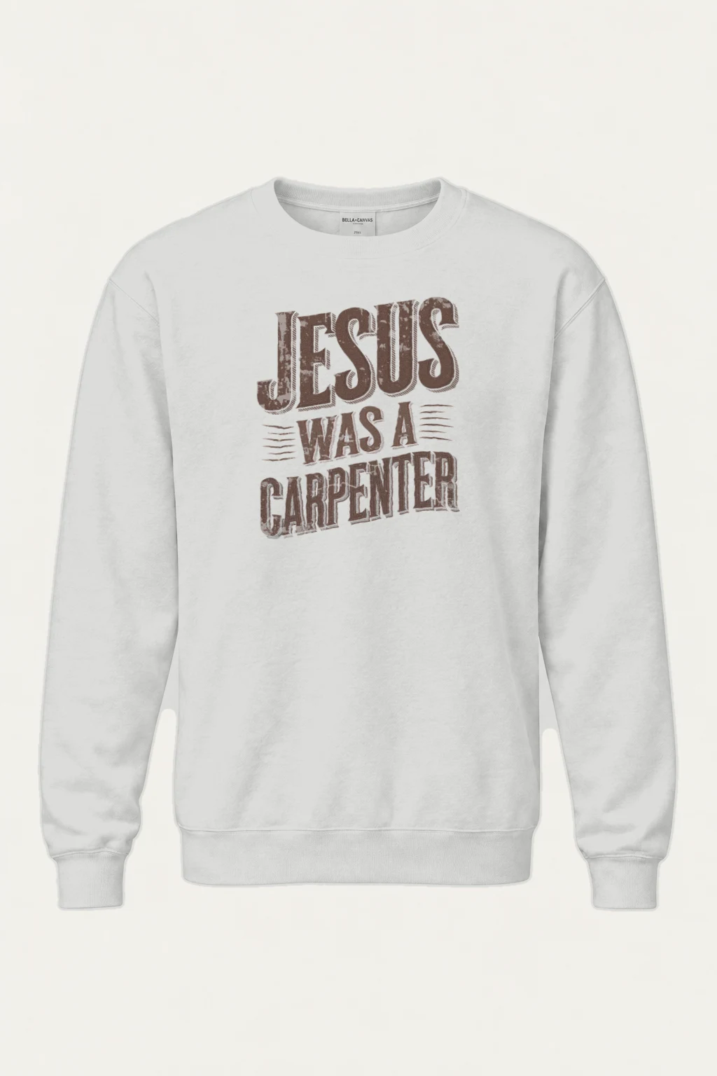 "Jesus Was A Carpenter" Heavy Blend Unisex Crewneck Sweatshirt | Gildan 18000