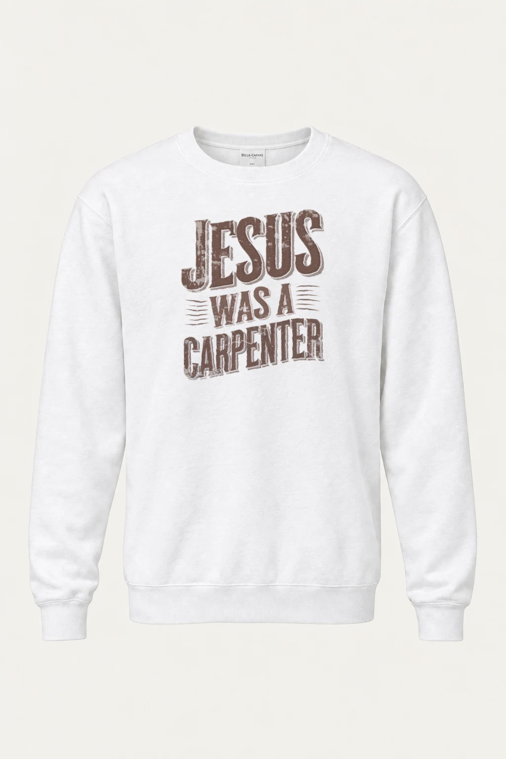 "Jesus Was A Carpenter" Heavy Blend Unisex Crewneck Sweatshirt | Gildan 18000