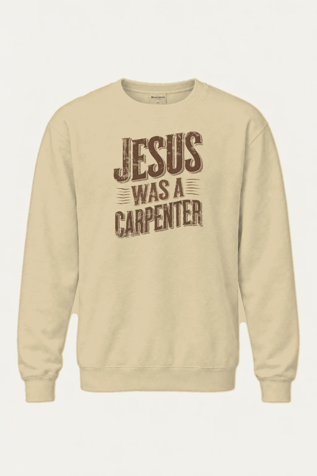 "Jesus Was A Carpenter" Heavy Blend Unisex Crewneck Sweatshirt | Gildan 18000