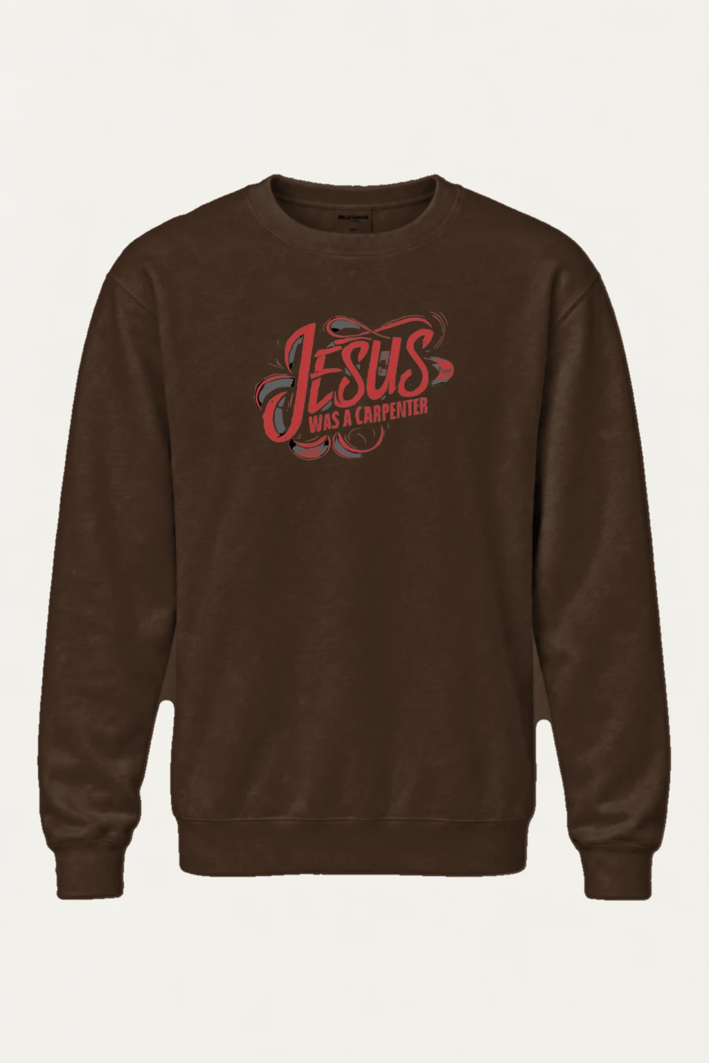 "Jesus Was A Carpenter" Heavy Blend Unisex Crewneck Sweatshirt | Gildan 18000