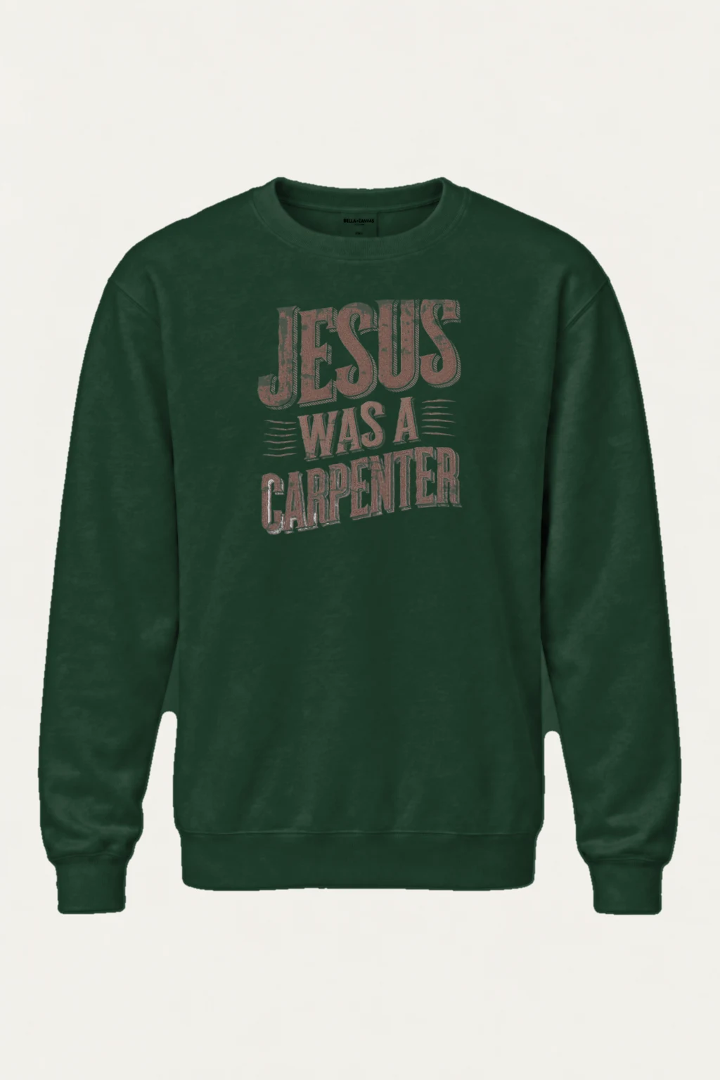 "Jesus Was A Carpenter" Heavy Blend Unisex Crewneck Sweatshirt | Gildan 18000