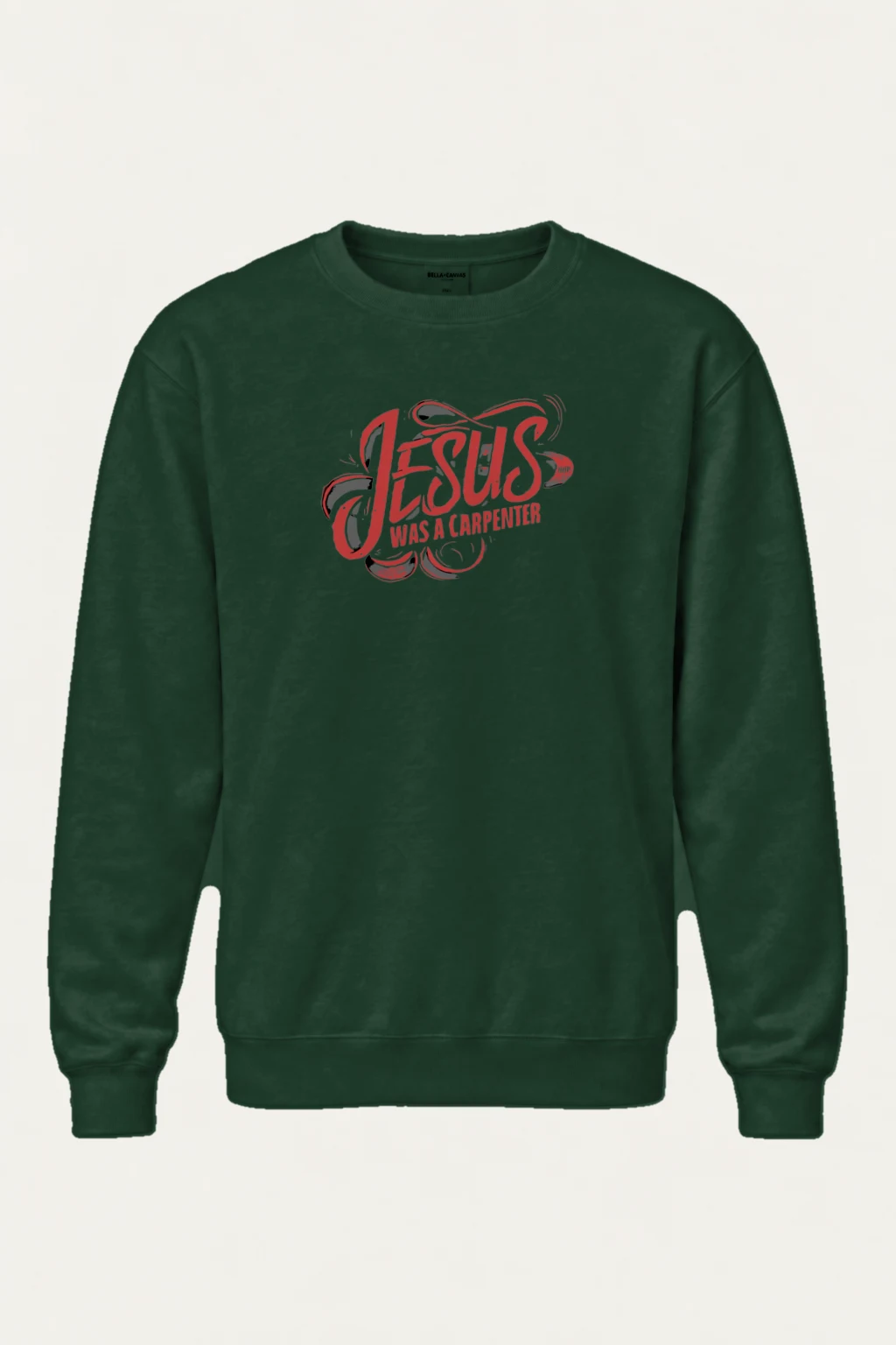 "Jesus Was A Carpenter" Heavy Blend Unisex Crewneck Sweatshirt | Gildan 18000