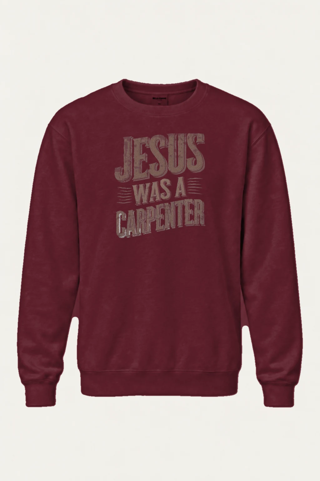 "Jesus Was A Carpenter" Heavy Blend Unisex Crewneck Sweatshirt | Gildan 18000