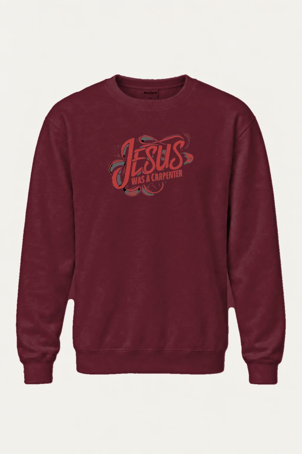 "Jesus Was A Carpenter" Heavy Blend Unisex Crewneck Sweatshirt | Gildan 18000