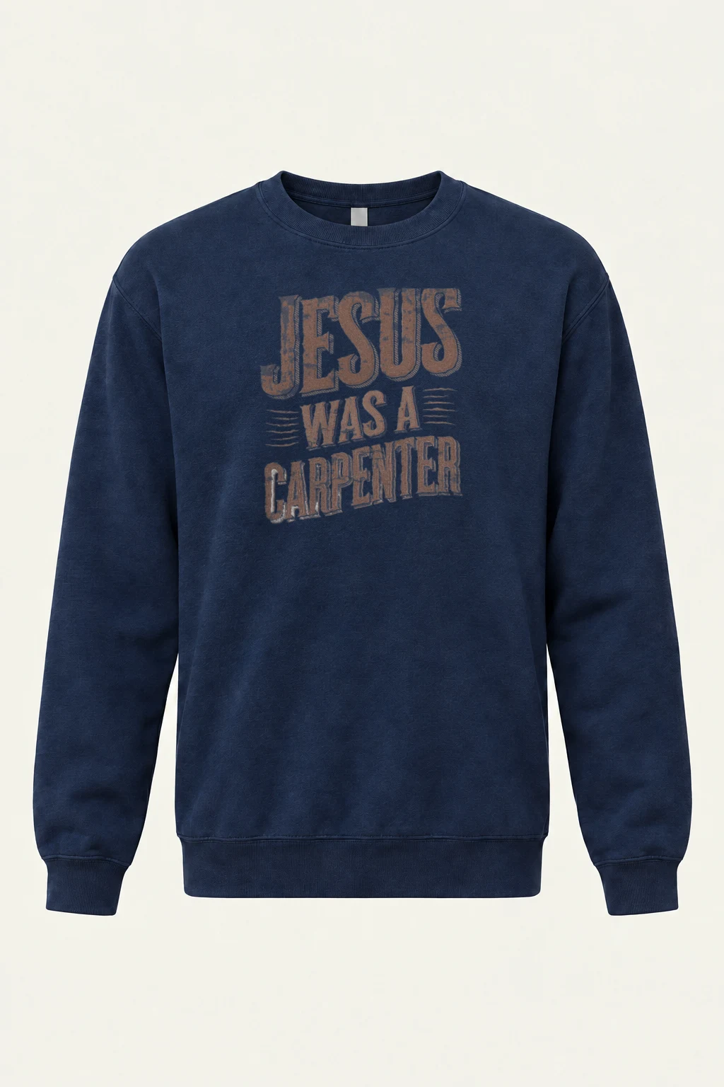 "Jesus Was A Carpenter" Heavy Blend Unisex Crewneck Sweatshirt | Gildan 18000