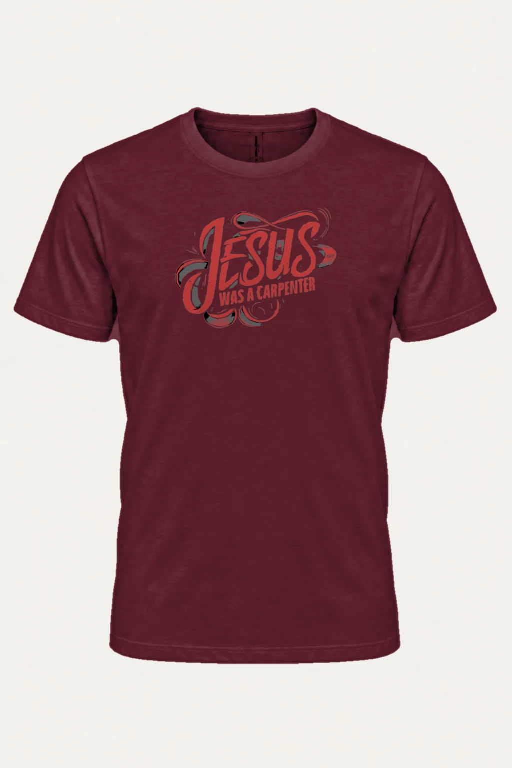 "Jesus Was A Carpenter" Heavyweight Unisex Crewneck T-shirt | Gildan 5000