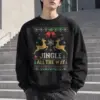 "Jingle All The Way" Heavy Blend Unisex Crewneck Sweatshirt | Gildan 18000