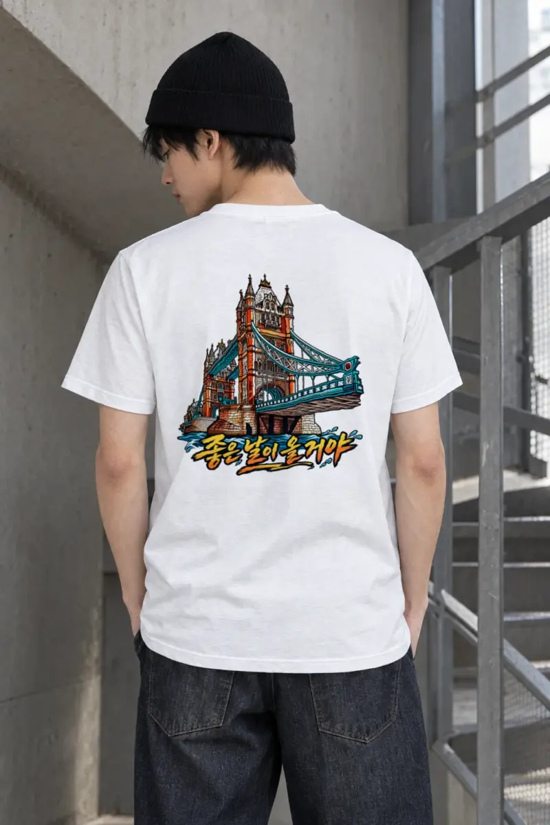 "Joeun Nari Ol Geoya" Heavyweight Unisex Crewneck T-shirt | Gildan 5000