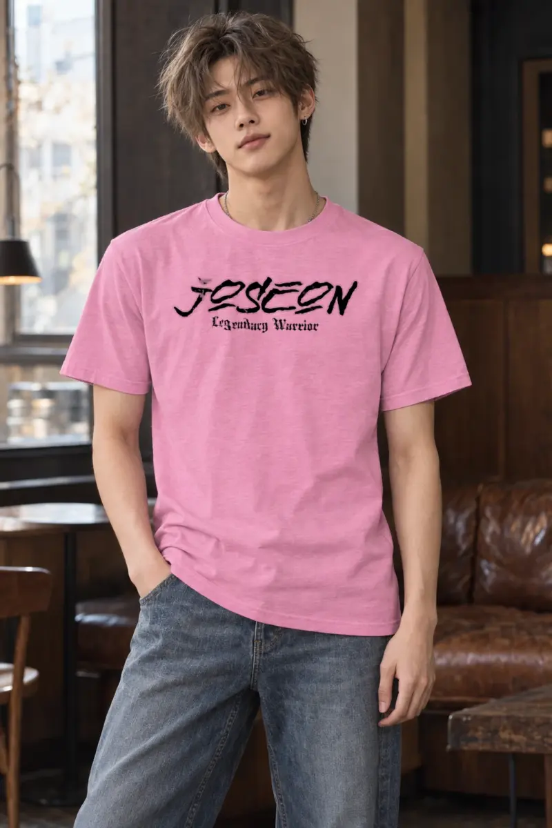 "Joseon Gothic Calligraphy" Heavyweight Unisex Crewneck T-shirt