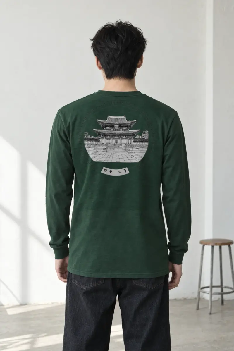 "Joseon Palace Courtyard" Unisex Longsleeve T-shirt
