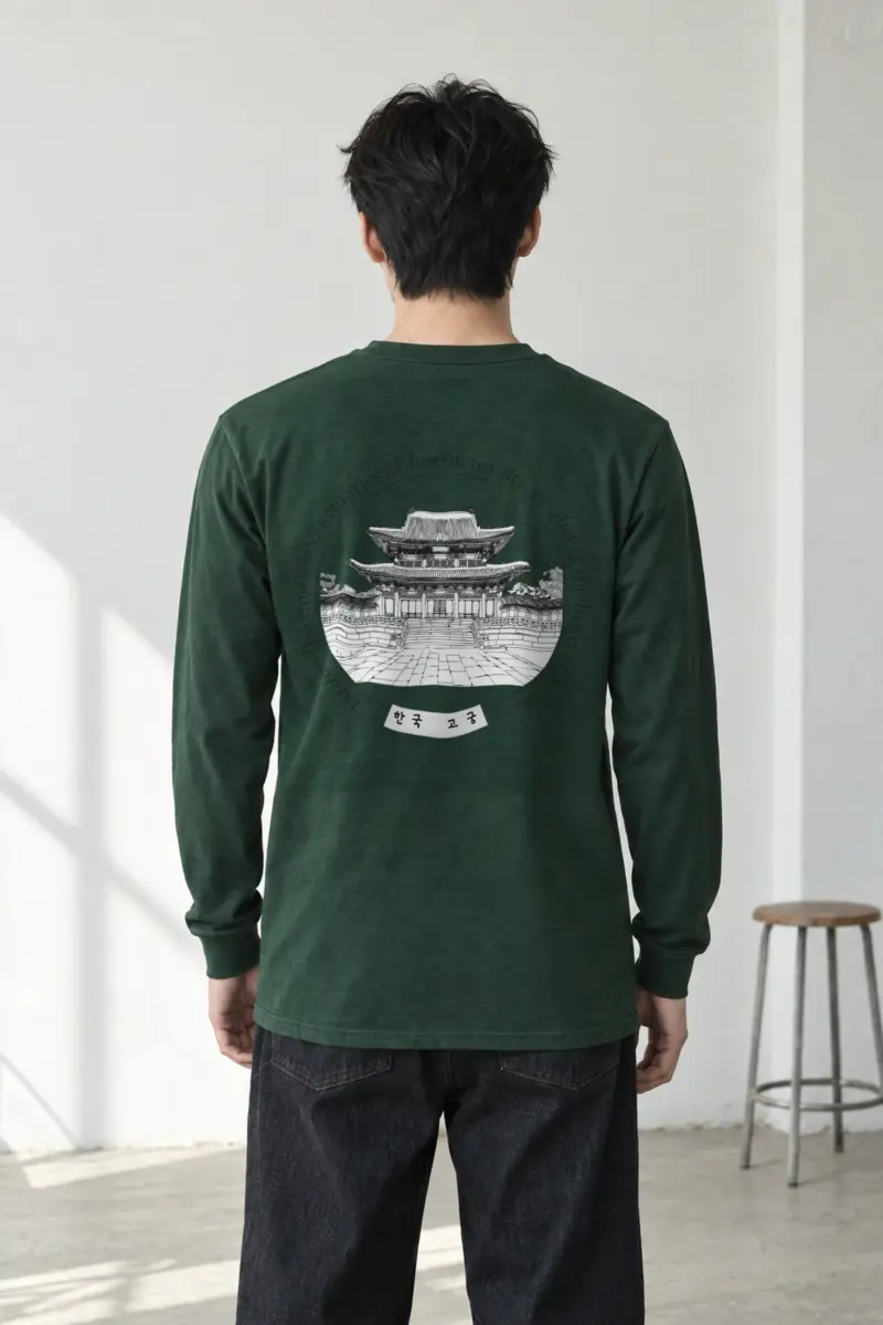 "Joseon Palace Courtyard" Unisex Longsleeve T-shirt